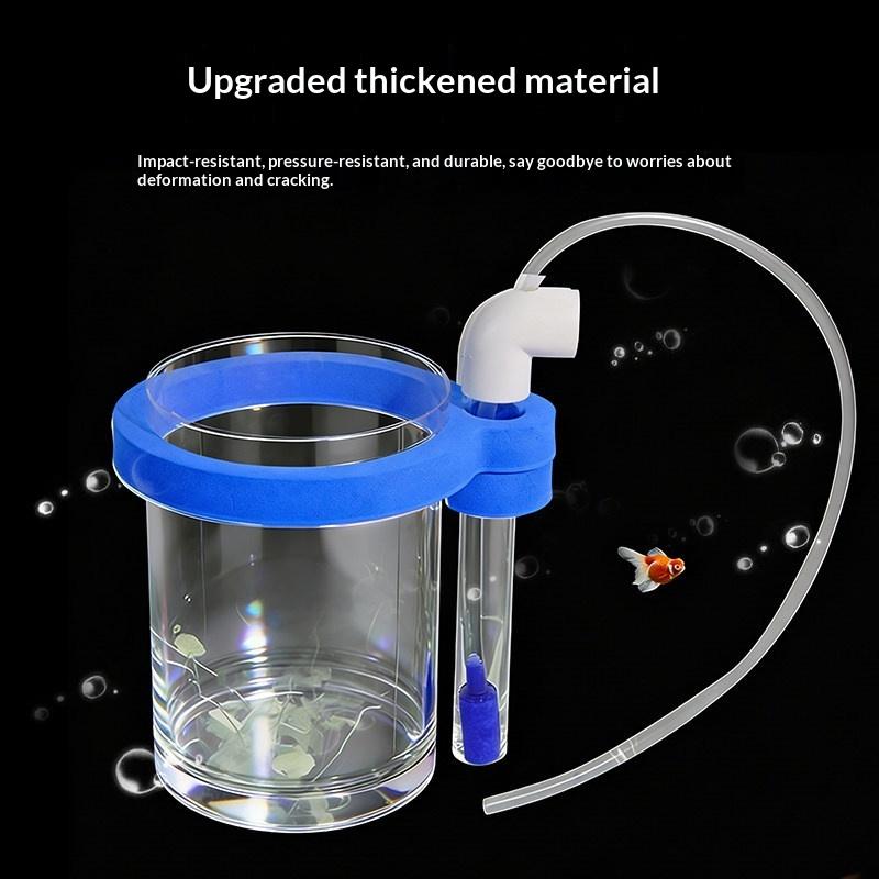 Aquarium Fish Waste Collector - Transparent Acrylic Fish Breeding Box with