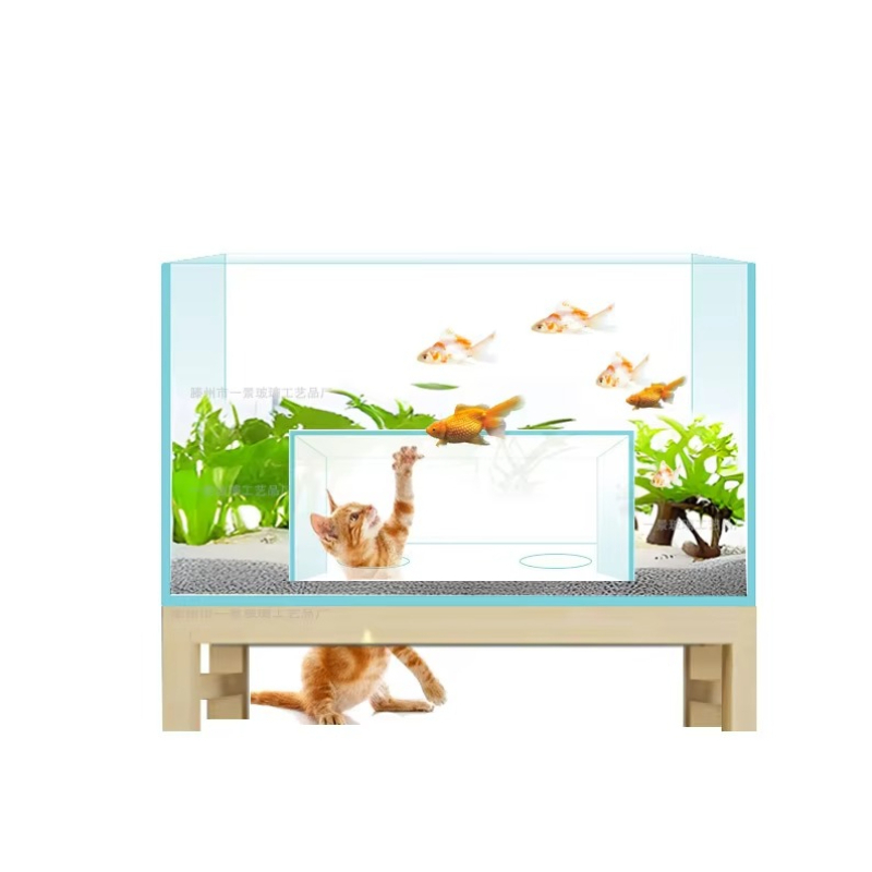 Cat house and apartment toy fi - Fish Toys For Aquarium 评论和价格