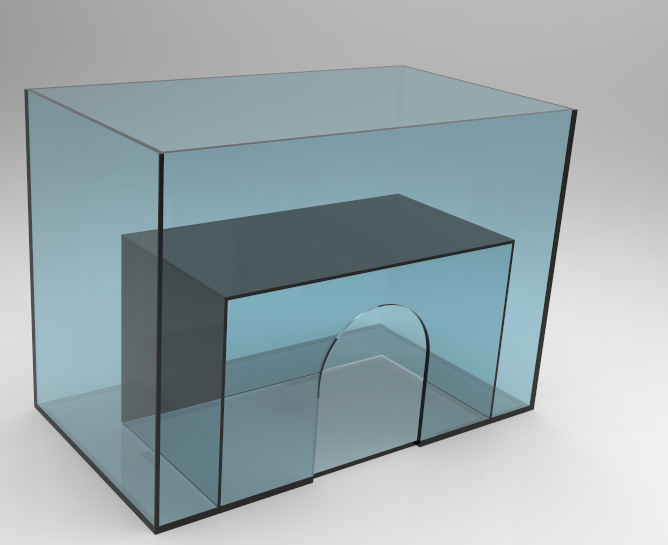 Cat house and apartment toy fi - Fish Toys For Aquarium 评论和价格
