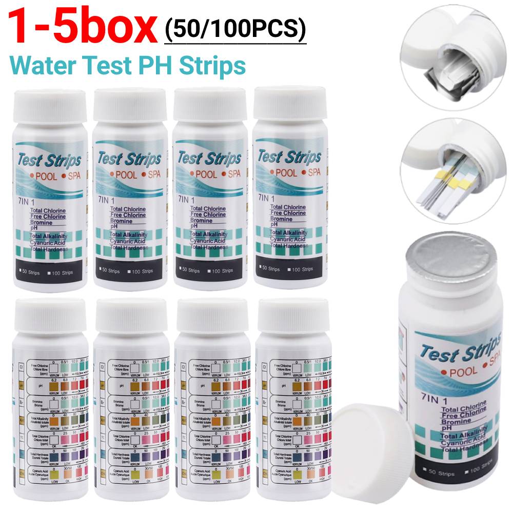 50/100PCS Water Test PH Strips - Aquarium Fish Accessories 评论和价格
