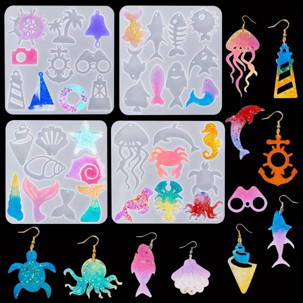 The Ocean-themed Earring And P - Aquarium Fish Accessories 评论和价格