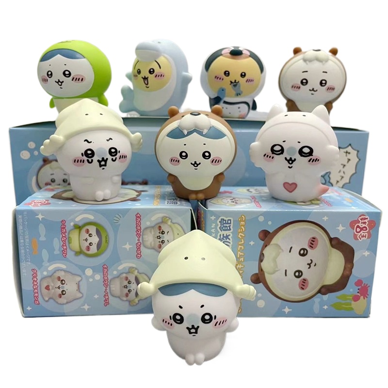 8pcs/Box Kawaii Chiikawa Aquar - Fish Toys For Aquarium 评论和价格