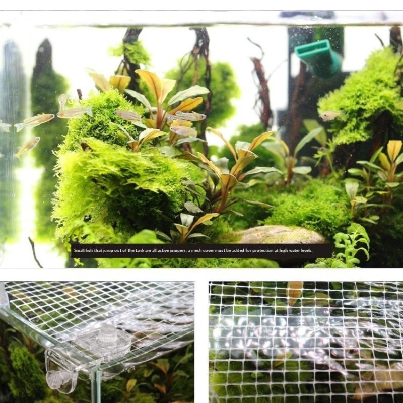 【BA】1Pcs Fish Tank Net Anti Ju - Aquarium Fish Jumping 评论和价格