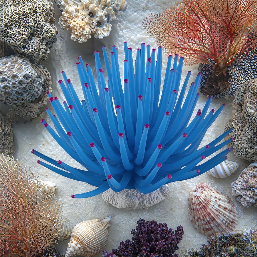 Fish Tank Ornament Silicone Se - Aquarium Fish Accessories 评论和价格