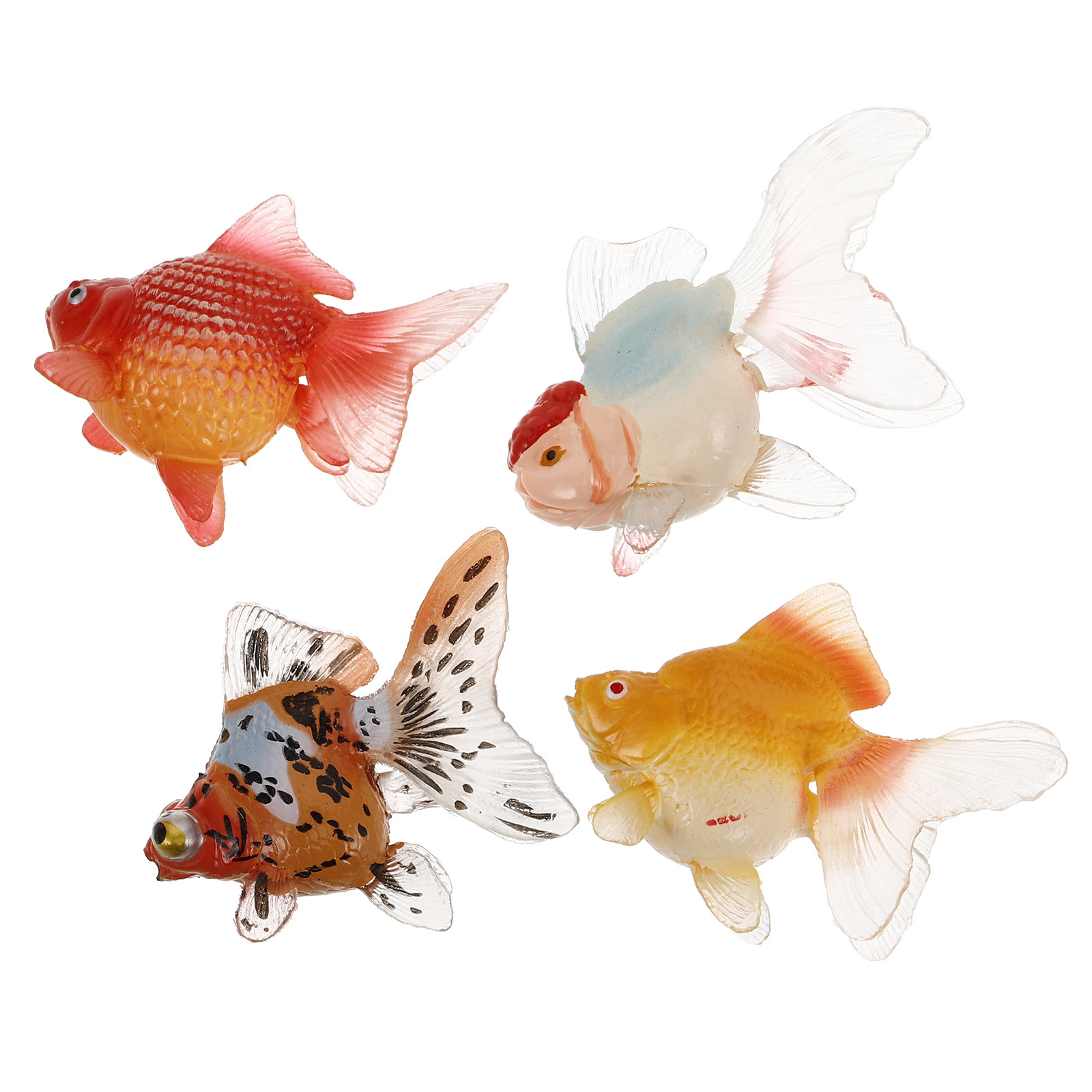 4Pcs Realistic Floating Aquari - Aquarium Fish Artificial 评论和价格