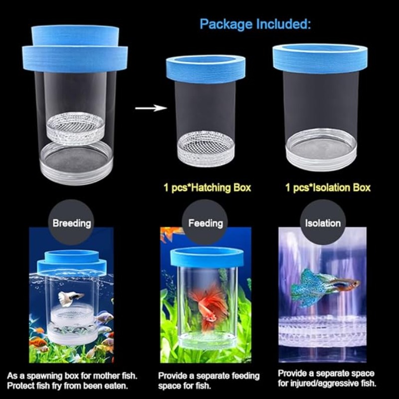 Floating Fish Breeding Isolati - Aquarium Fish Accessories 评论和价格