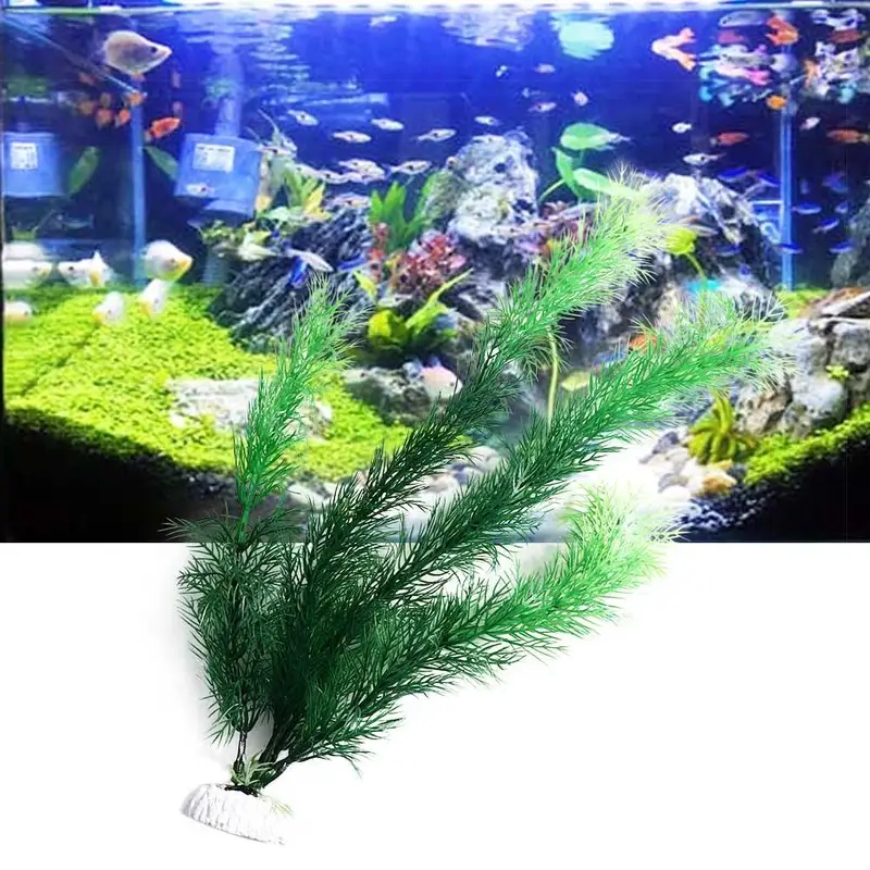 Artificial Aquarium Decor Plan - Aquarium Fish Artificial 评论和价格