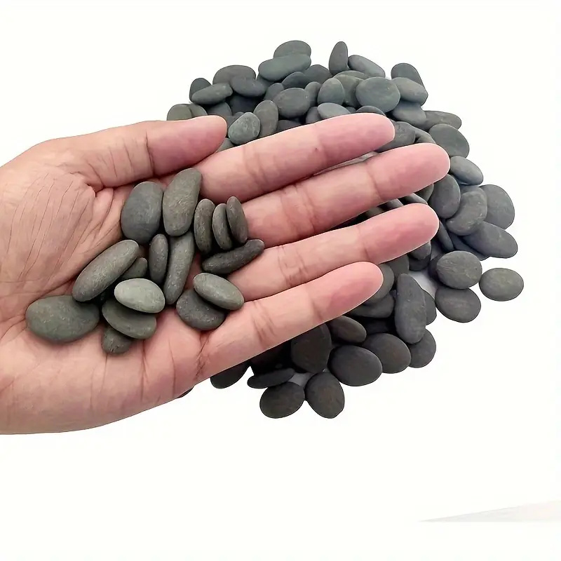 20Pcs Natural River Rocks Smoo - Aquarium Fish Types 评论和价格