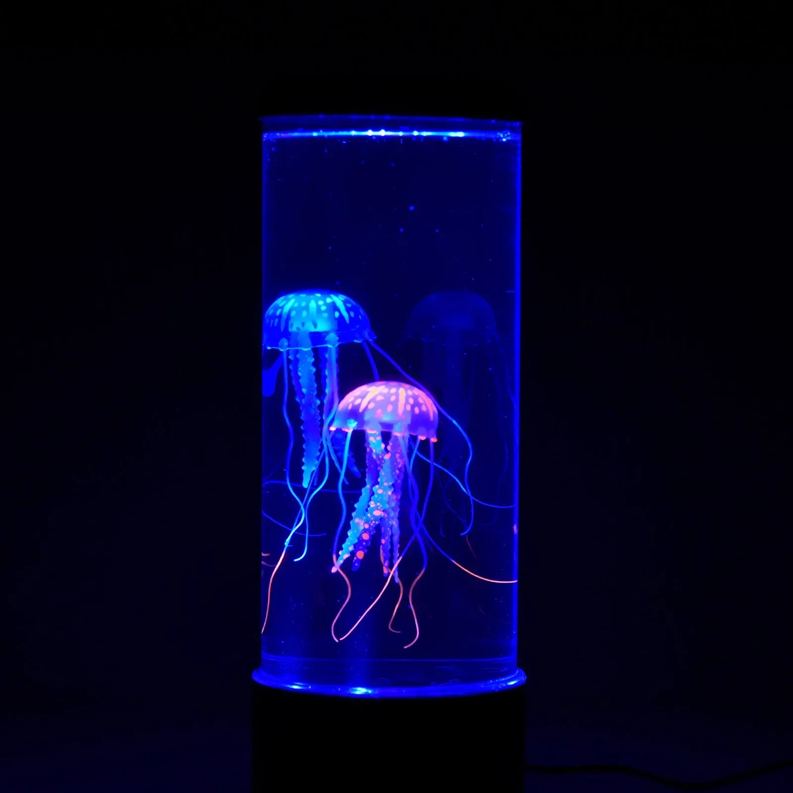 Jellyfish Lamp LED Remote Cont - Fish Toys For Aquarium 评论和价格