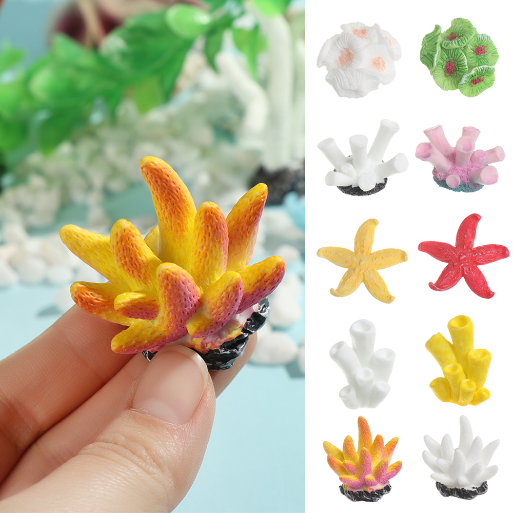 Artificial Coral Fish Tank Orn - Aquarium Fish Artificial 评论和价格