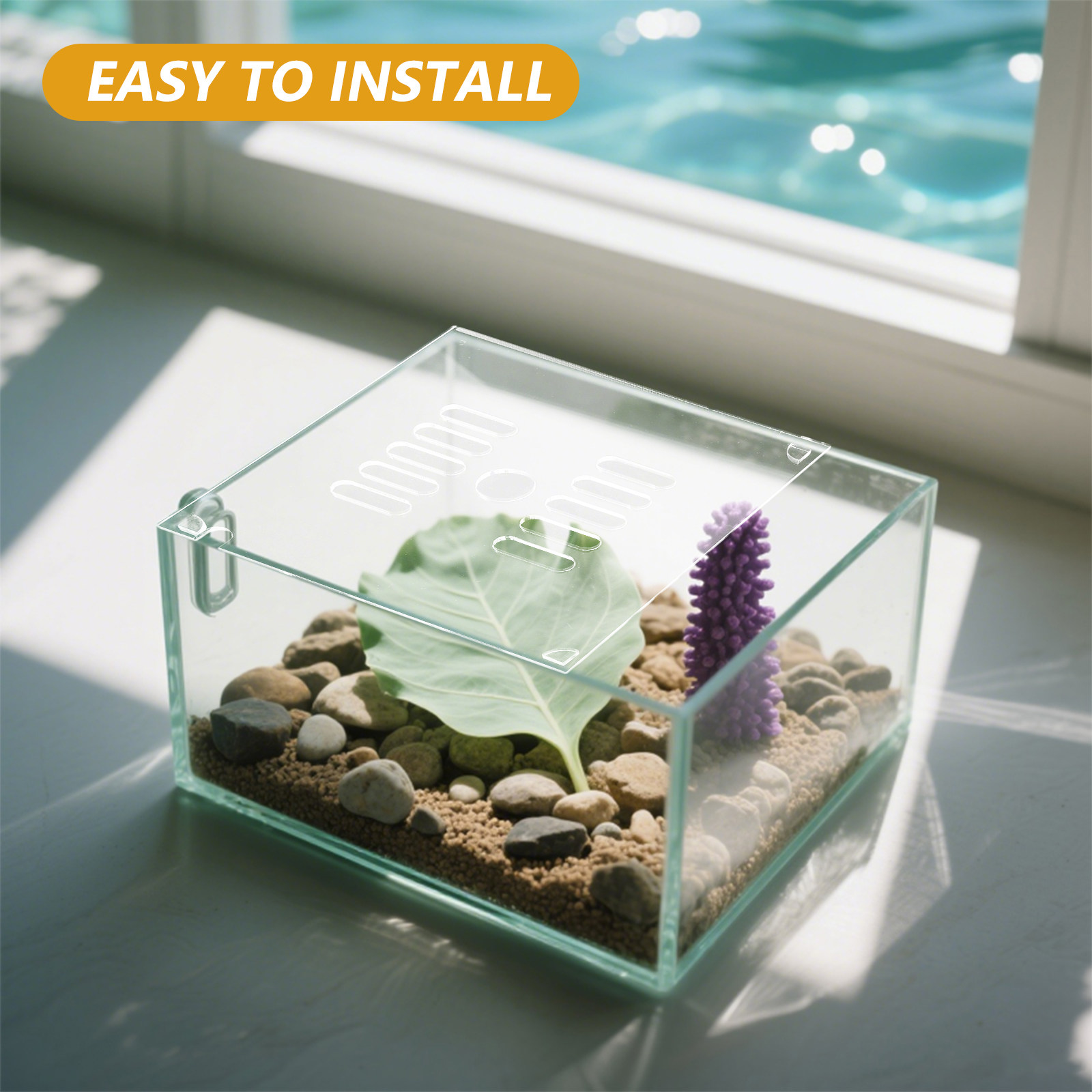 2Pcs Fish Tank Lid Acrylic 15C - Aquarium Fish Jumping 评论和价格