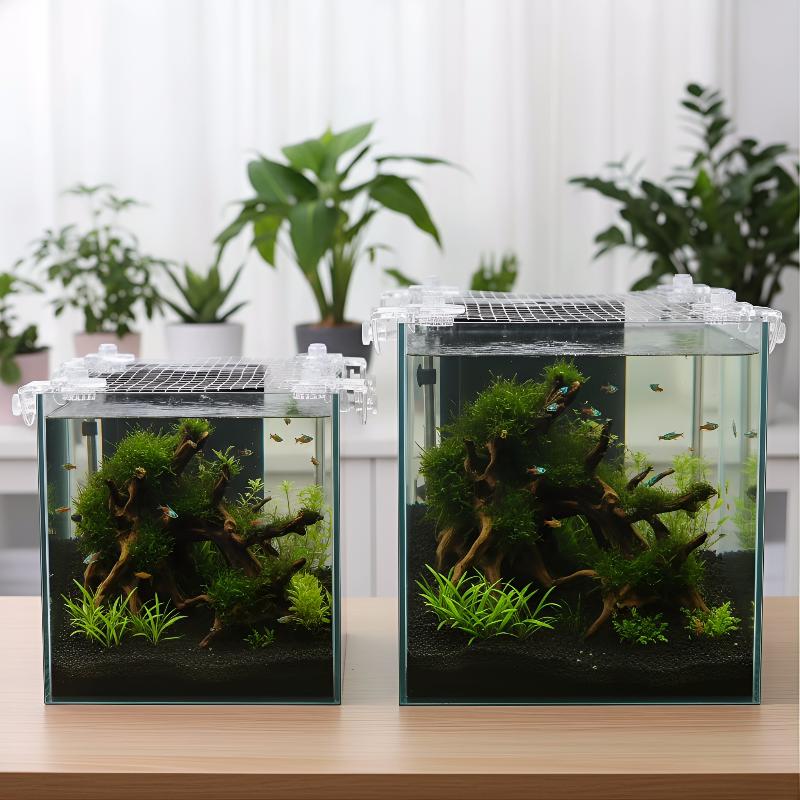 1Pcs Anti Escape Fish Tank Net - Aquarium Fish Jumping 评论和价格