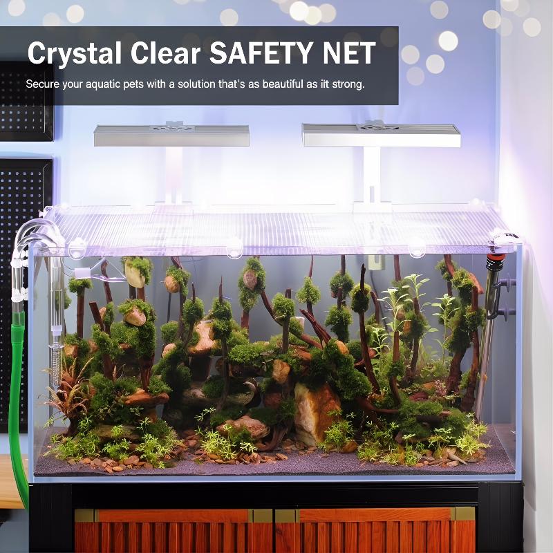 1Pcs Anti Escape Fish Tank Net - Aquarium Fish Jumping 评论和价格