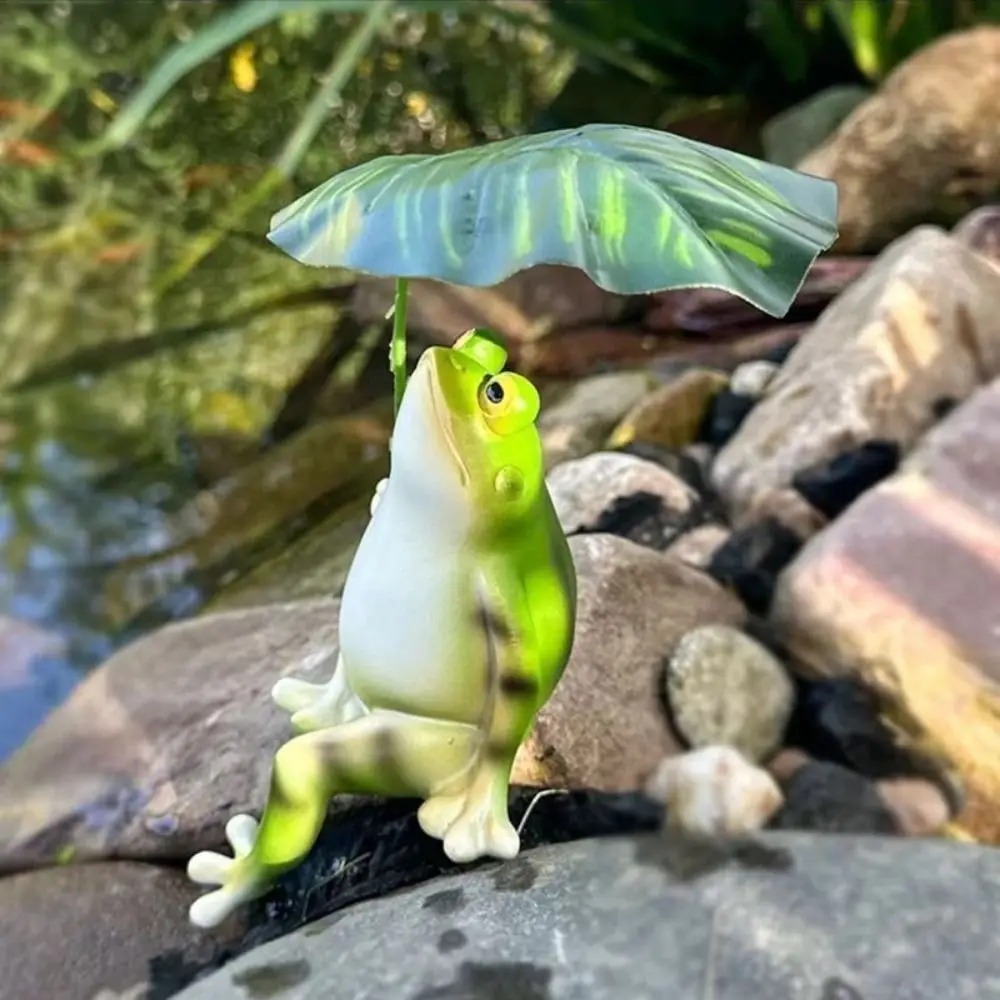 Cartoon Resin Frog Figurine Cr - Aquarium Fish Types 评论和价格