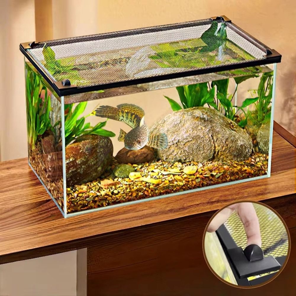 Sturdy Magnetic Fish Tank Lid  - Aquarium Fish Jumping 评论和价格