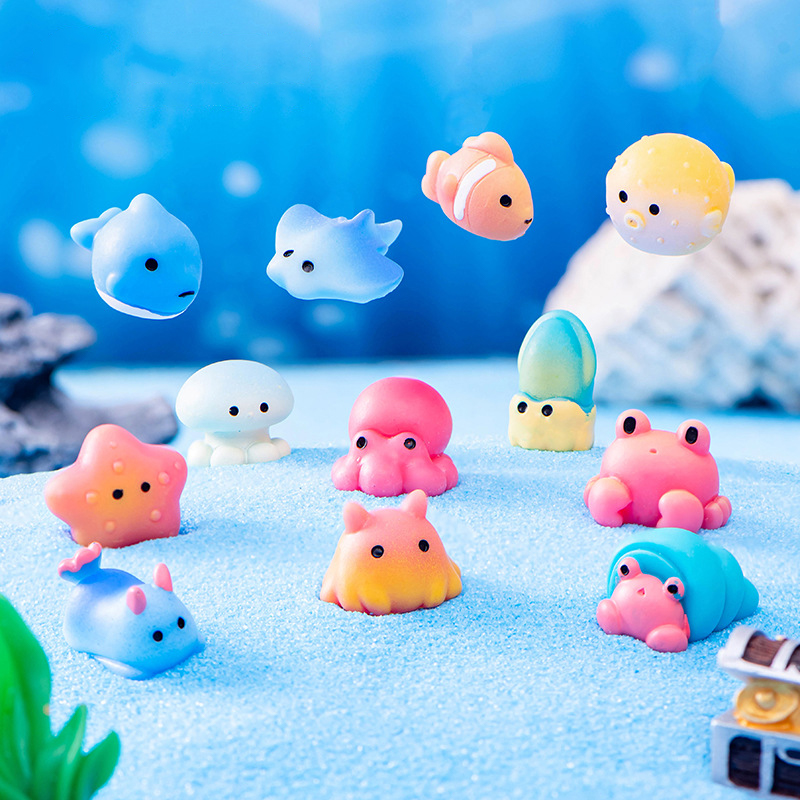 Creative Resin Ocean Animals D - Fish Toys For Aquarium 评论和价格