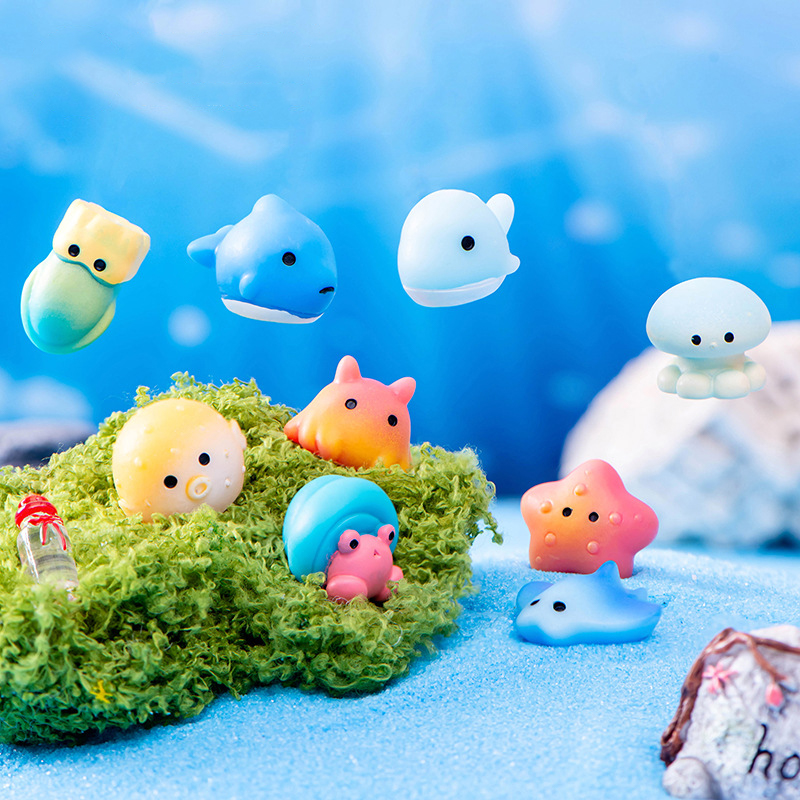 Creative Resin Ocean Animals D - Fish Toys For Aquarium 评论和价格