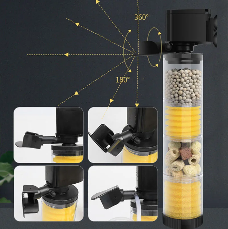 220V 50Hz Silent Filter for Aq - Aquarium Fish Waste Collector 评论和价格