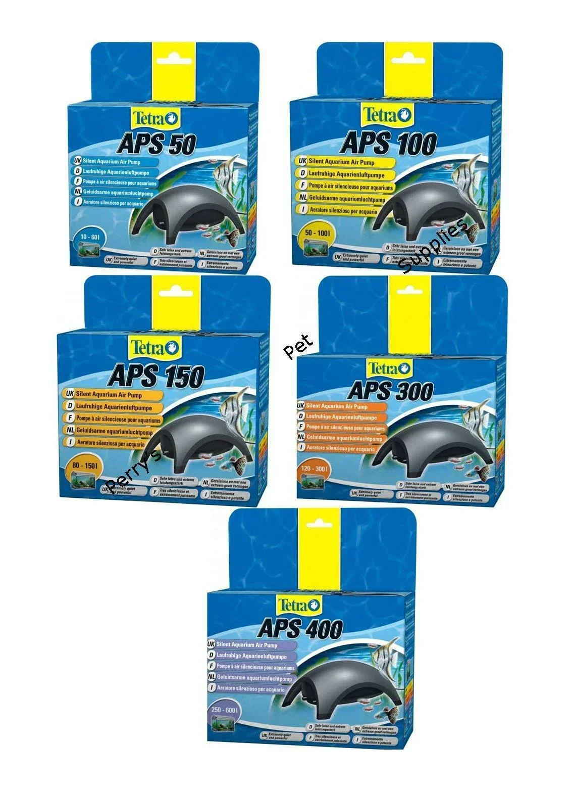 Tetra APS Air Pumps 50 100 150 - Tetra Fish In Aquarium 评论和价格