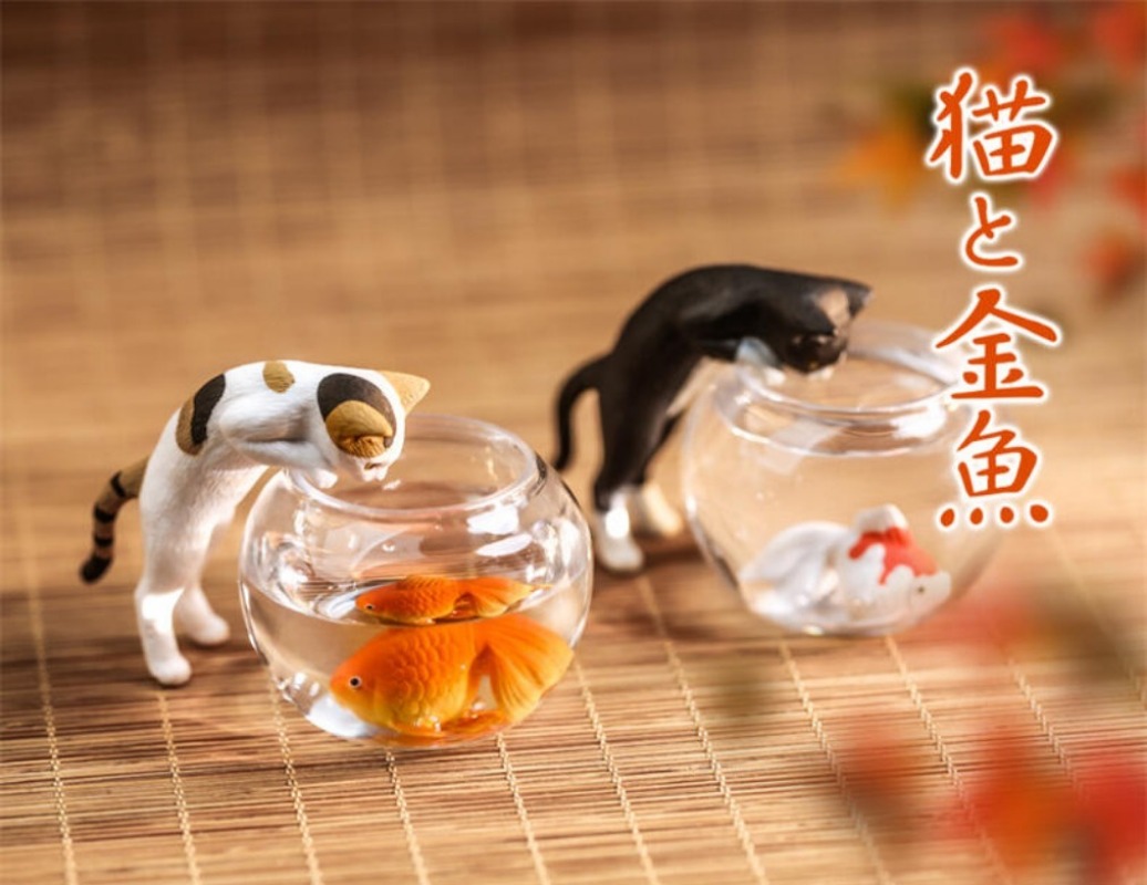 Original capsule toys cute kaw - Fish Toys For Aquarium 评论和价格