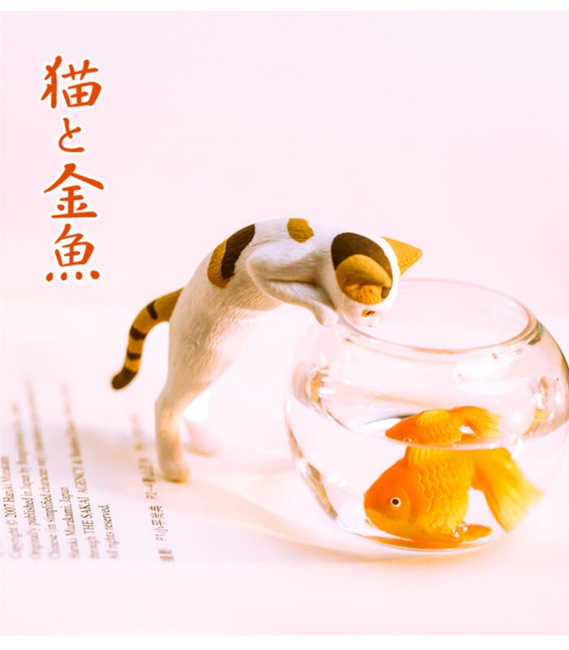 Original capsule toys cute kaw - Fish Toys For Aquarium 评论和价格