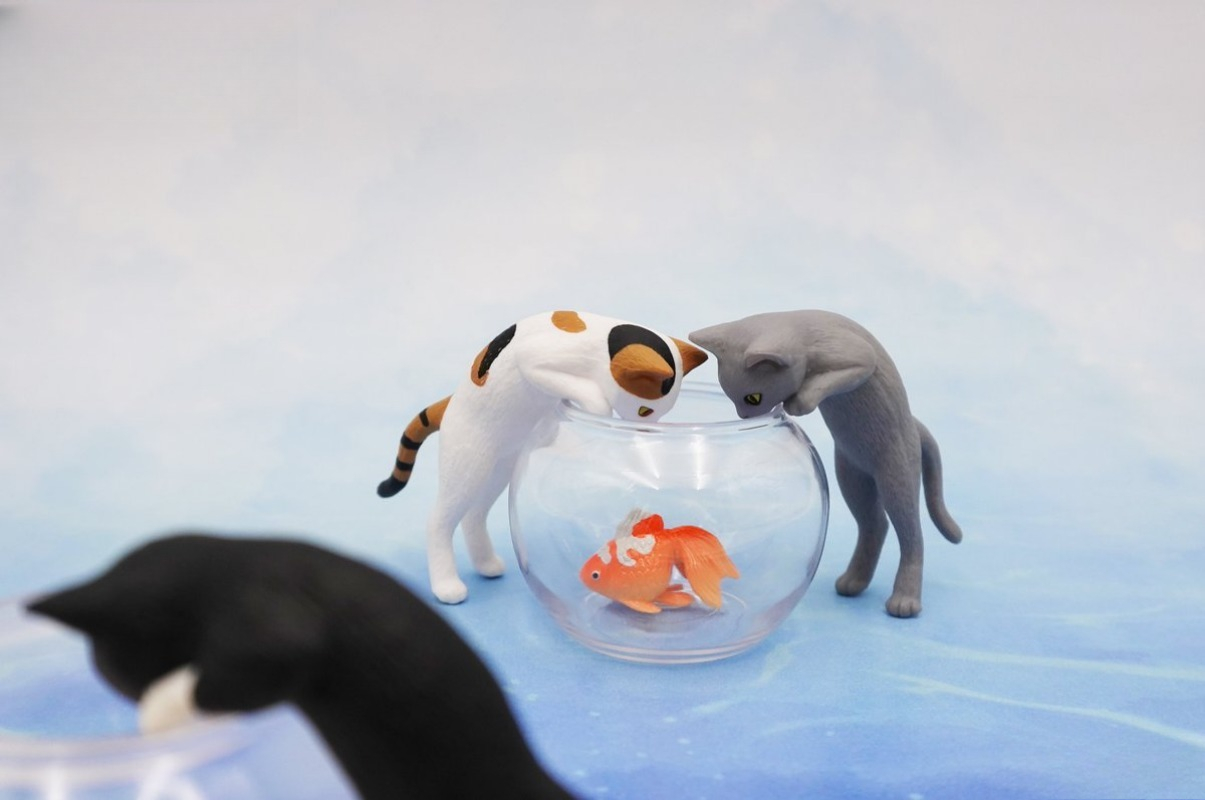 Original capsule toys cute kaw - Fish Toys For Aquarium 评论和价格