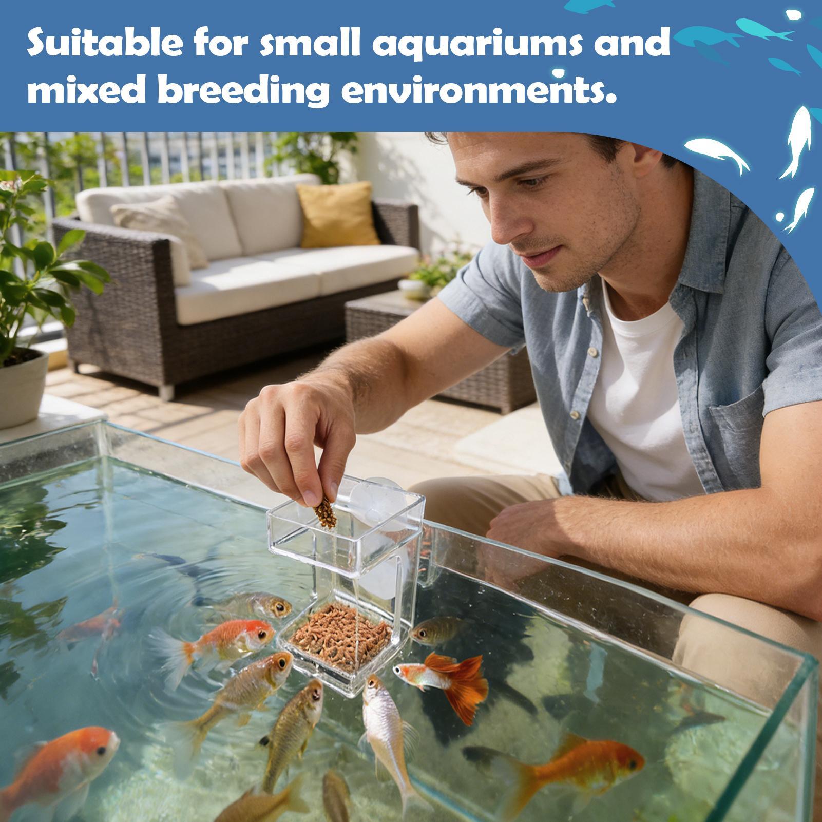 Aquarium Feeder Suction Cup Aq - Tetra Fish In Aquarium 评论和价格