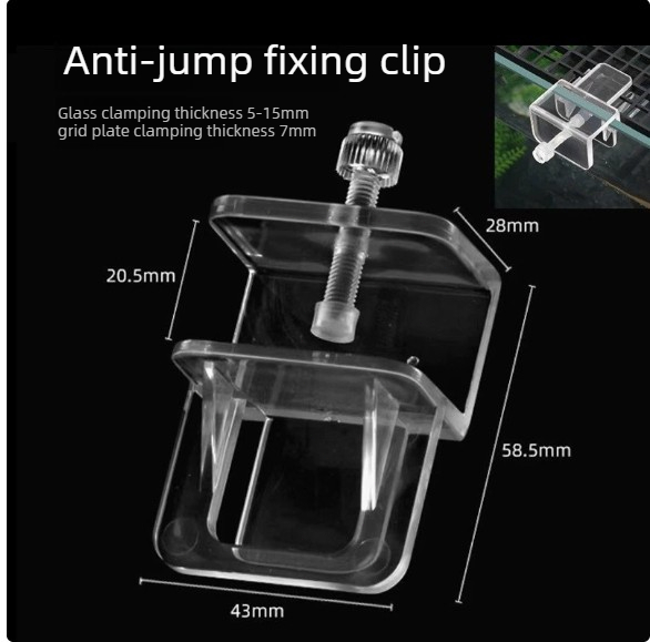 Aquarium Cover Clamp Acrylic F - Aquarium Fish Jumping 评论和价格