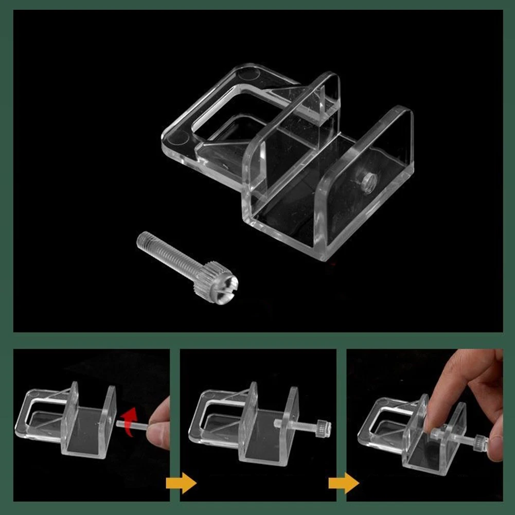 Aquarium Cover Clamp Acrylic F - Aquarium Fish Jumping 评论和价格