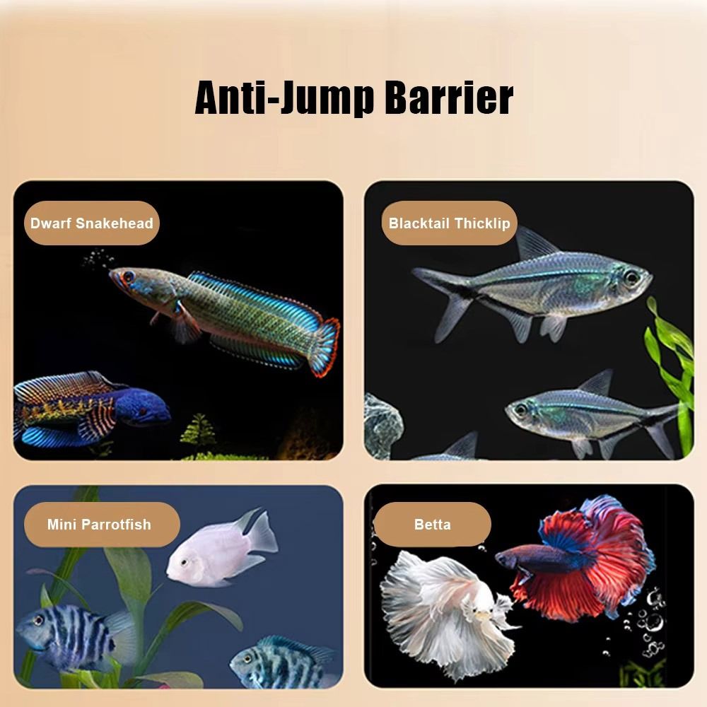 Durable Magnetic Fish Tank Lid - Aquarium Fish Jumping 评论和价格