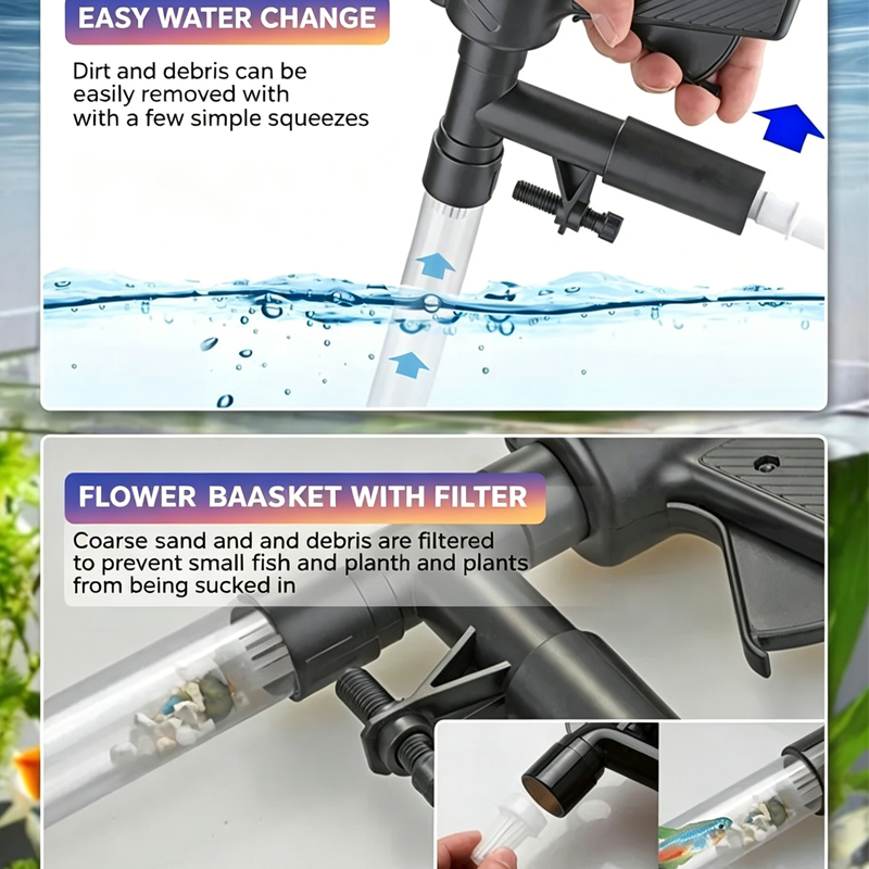 Aquarium Fish Tank Water Chang - Aquarium Fish Waste Collector 评论和价格