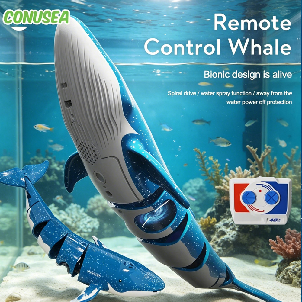 RC submarine Underwater Whales - Fish Toys For Aquarium 评论和价格