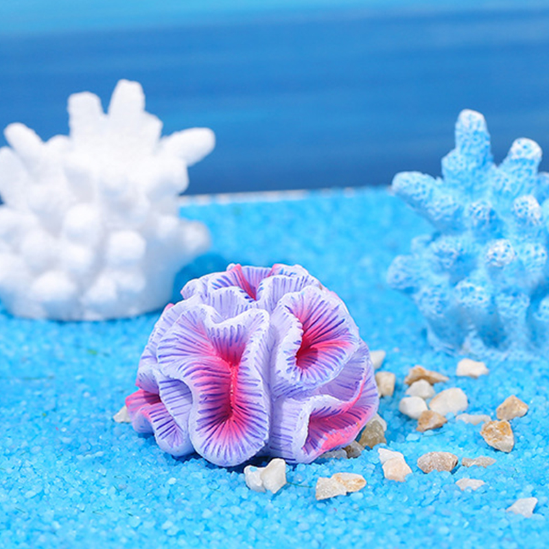 {H} Mini Resin Simulated Coral - Fish Toys For Aquarium 评论和价格