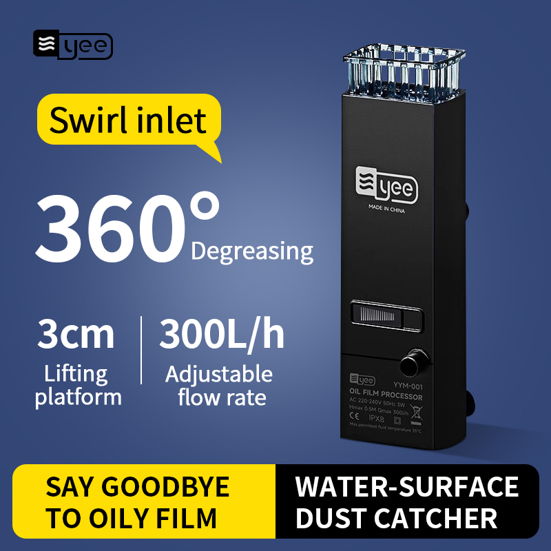 3W Aquarium Surface Oil Skimme - Aquarium Fish Waste Collector 评论和价格