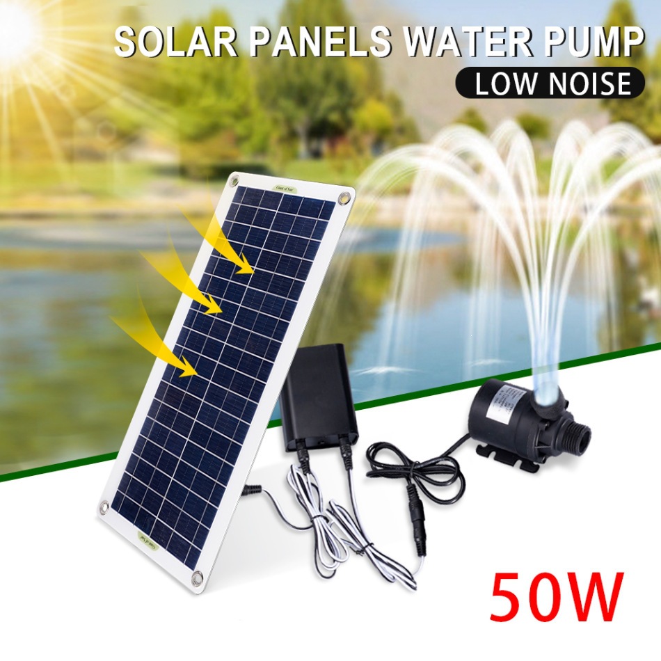50W Solar Power Water Pump Set - Aquarium Fish Accessories 评论和价格