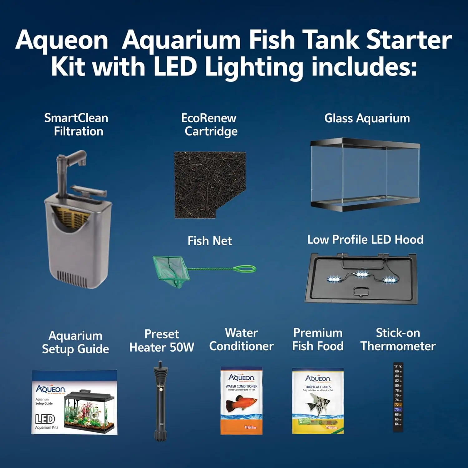 Aquarium Starter Kit with Smar - Tetra Fish In Aquarium 评论和价格