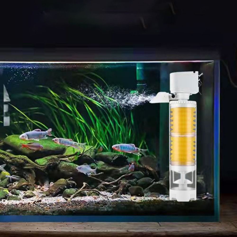 Mute Fish Tank Built-in Filter - Aquarium Fish Waste Collector 评论和价格