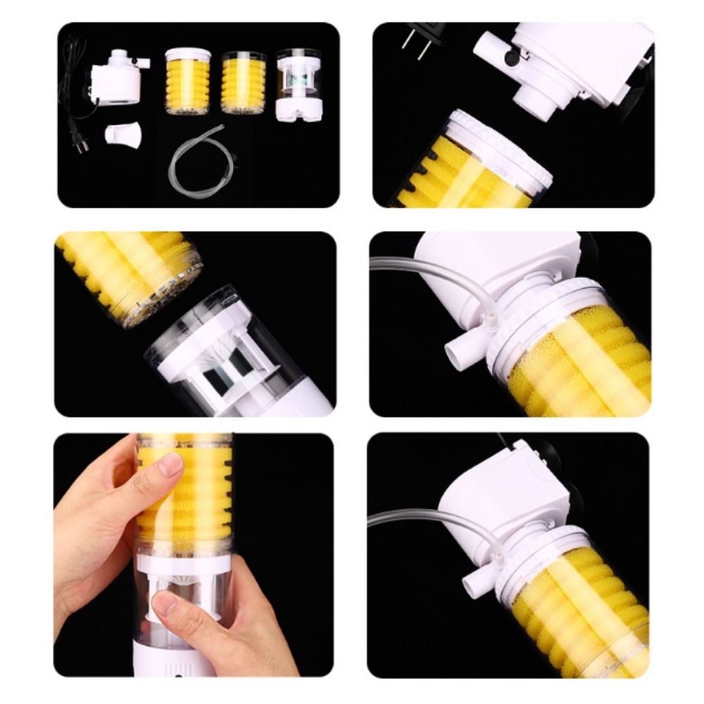 Mute Fish Tank Built-in Filter - Aquarium Fish Waste Collector 评论和价格