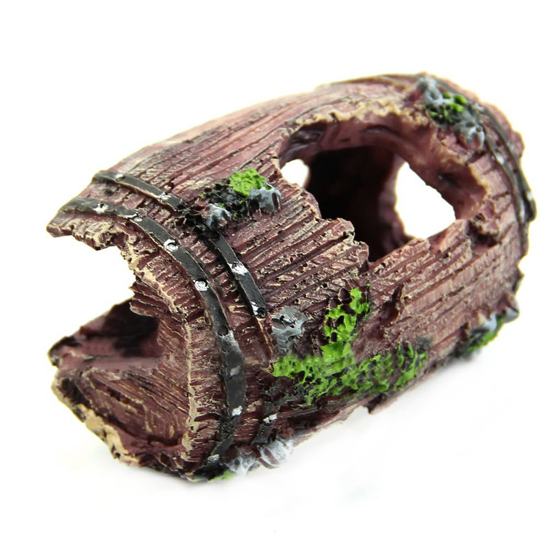 Aquarium Artificial Barrel Cav - Aquarium Fish Artificial 评论和价格