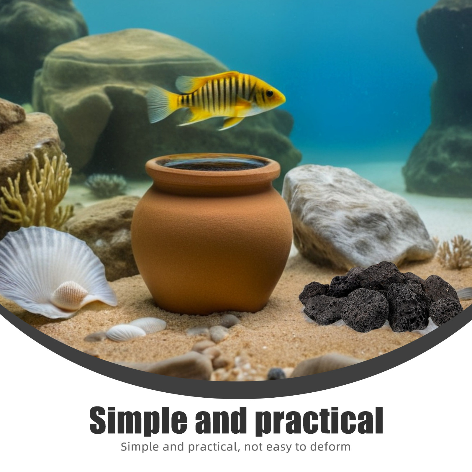 1Pack Natural Volcanic Stones  - Aquarium Fish Accessories 评论和价格