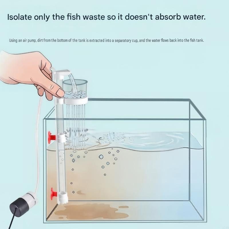 Air Lifts Aquariums Waste Coll - Aquarium Fish Waste Collector 评论和价格